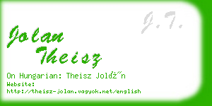 jolan theisz business card